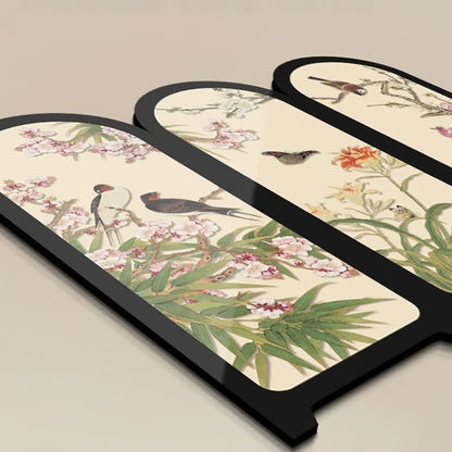 Floral Bird Faltschirm Desktop Malerei