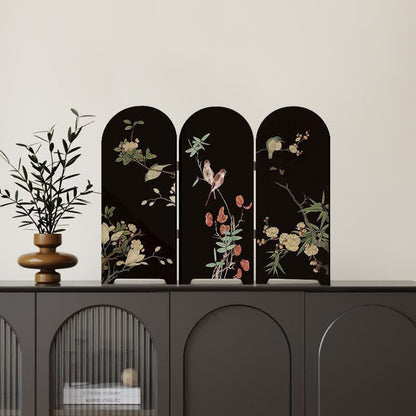 Floral Bird Faltschirm Desktop Malerei