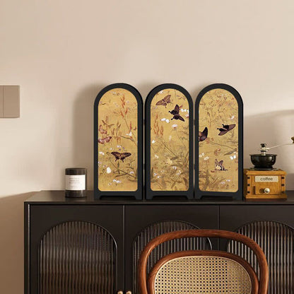 Floral Bird Faltschirm Desktop Malerei
