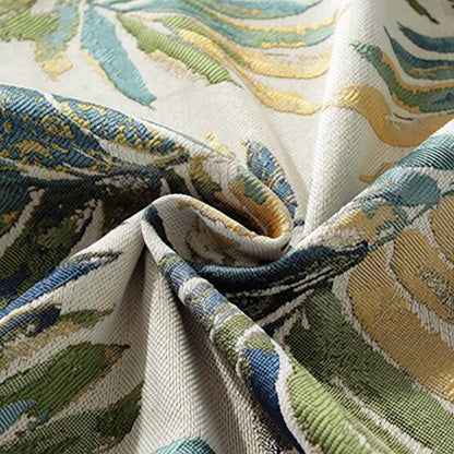 Elegante Tischdecke mit Blumenmuster aus Chenille-Jacquard
