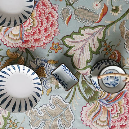 Tischdecke mit Vintage-Boho-Blumenmuster