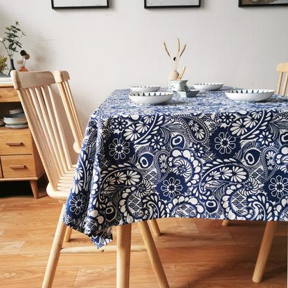 Tischdecke mit Vintage-Boho-Blumenmuster