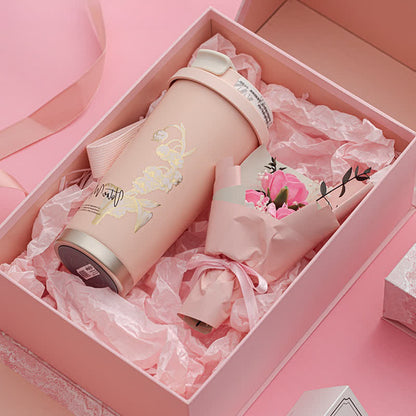 Rosa Geburtstags- und Weihnachtsgeschenkverpackung