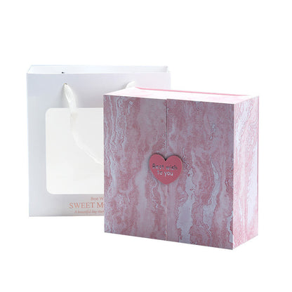 Rosa Geburtstags- und Weihnachtsgeschenkverpackung