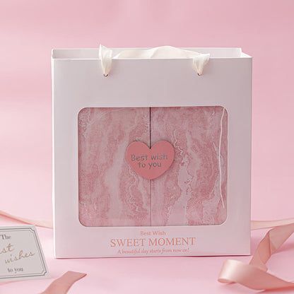 Rosa Geburtstags- und Weihnachtsgeschenkverpackung
