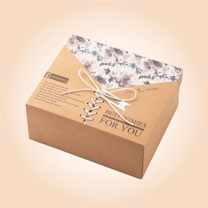 Retro Kraftpapier Geschenkbox Verpackungsbox