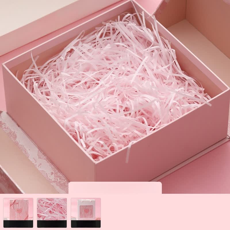 Rosa Geburtstags- und Weihnachtsgeschenkverpackung
