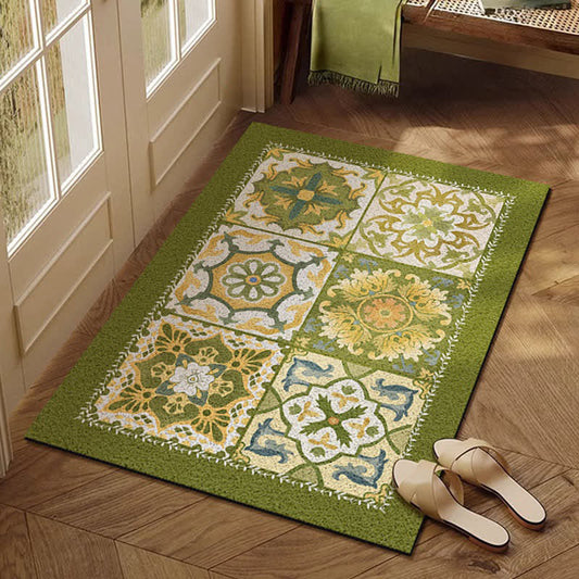 Staubentfernungsmatte mit französischem Retro-Geometrischem Muster