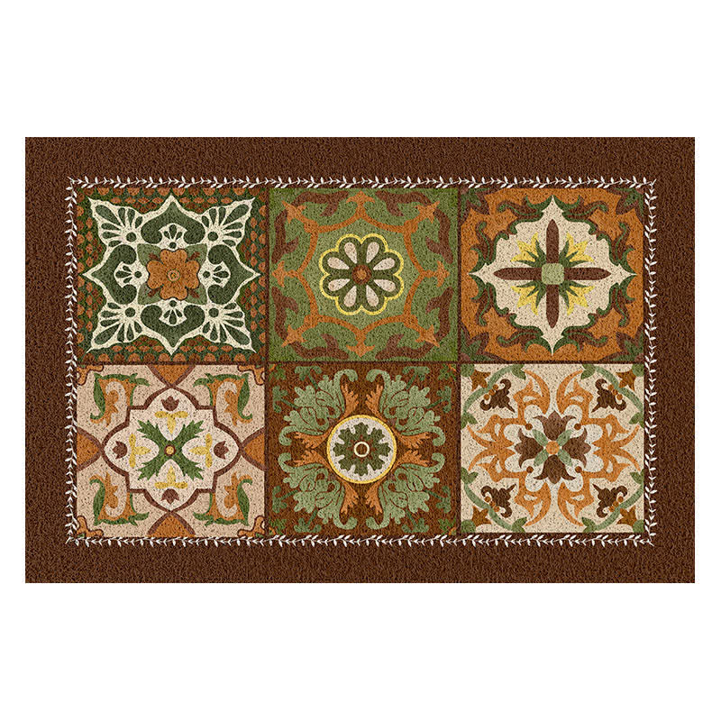 Staubentfernungsmatte mit französischem Retro-Geometrischem Muster