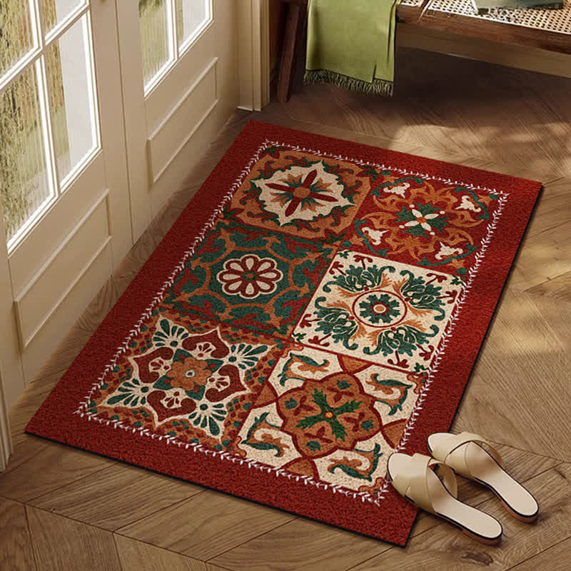 Staubentfernungsmatte mit französischem Retro-Geometrischem Muster