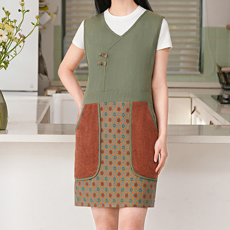 Wasserdichte Weste aus reiner Baumwolle im Vintage-Stil