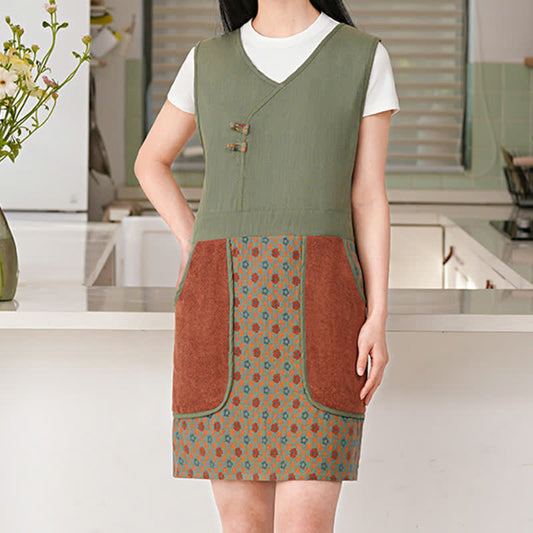 Wasserdichte Weste aus reiner Baumwolle im Vintage-Stil
