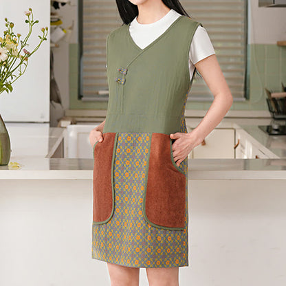 Wasserdichte Weste aus reiner Baumwolle im Vintage-Stil