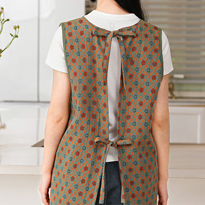 Wasserdichte Weste aus reiner Baumwolle im Vintage-Stil