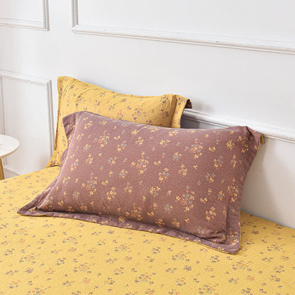 Bequeme Bettdecke aus garngefärbter Jacquard-Baumwollgaze
