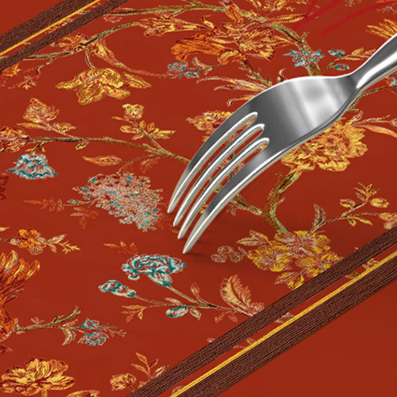 Dekorativer, eleganter, langlebiger Mülleimer mit Blumenmuster