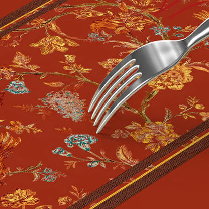 Dekorativer, eleganter, langlebiger Mülleimer mit Blumenmuster