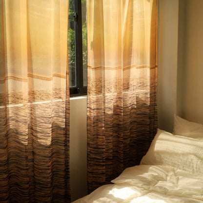 Transparenter Chiffonvorhang „Orange Lake“