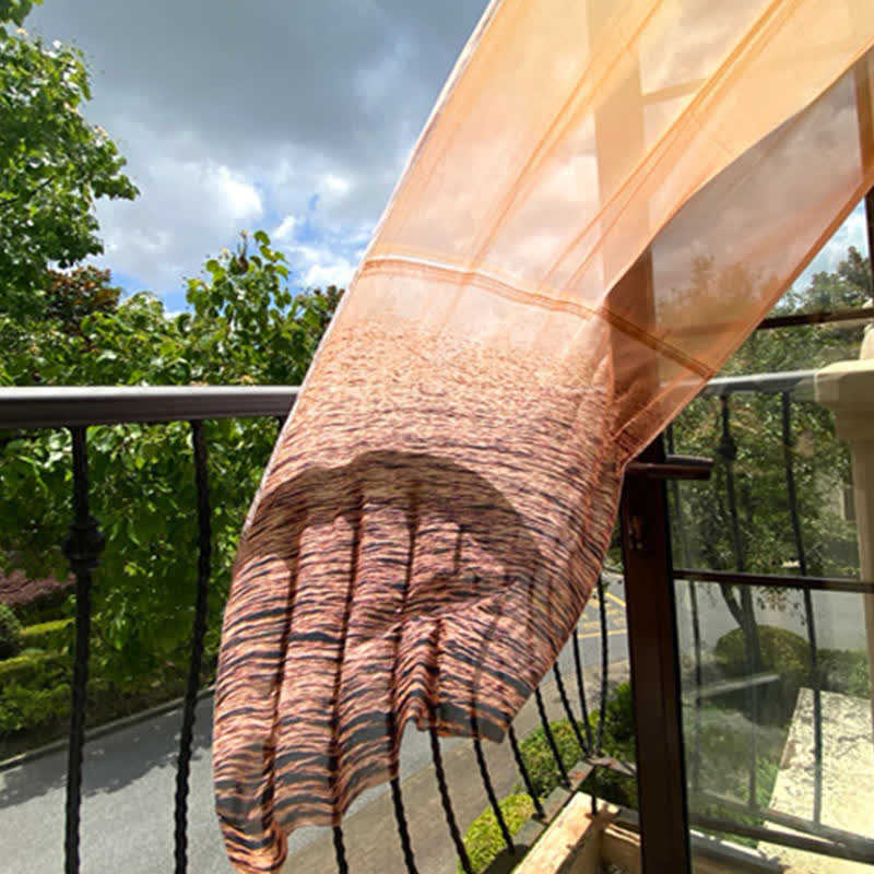 Transparenter Chiffonvorhang „Orange Lake“