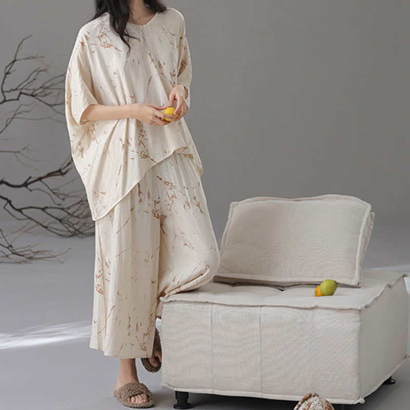 Lockeres, weiches Loungewear-Set aus Bambusfaser