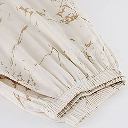 Lockeres, weiches Loungewear-Set aus Bambusfaser