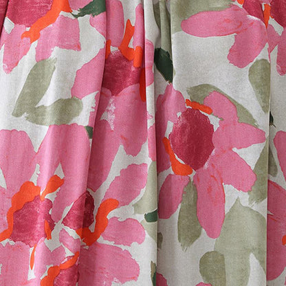 Loungewear-Set mit Blumenmuster und botanischem Muster in Übergröße