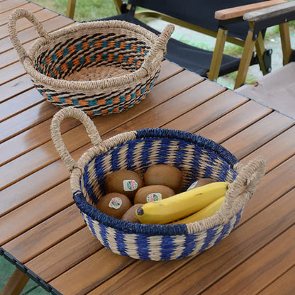 Natürlicher, aus Seegras gewebter Aufbewahrungskorb