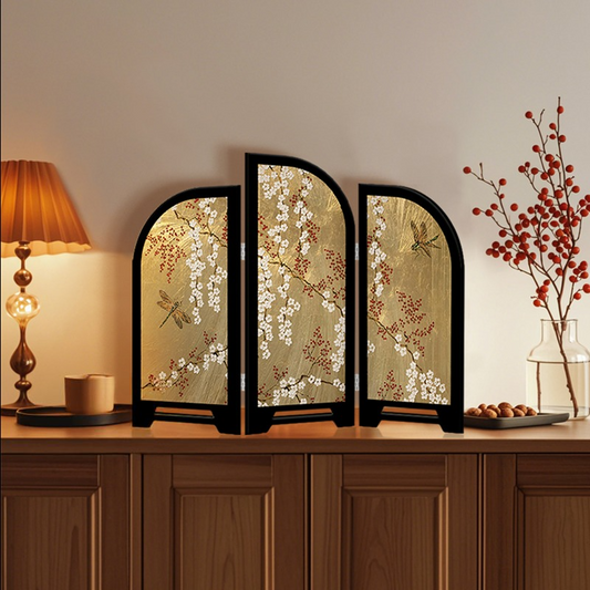 Faltbares Schreibtisch-Ornament „Ländliche Libelle“