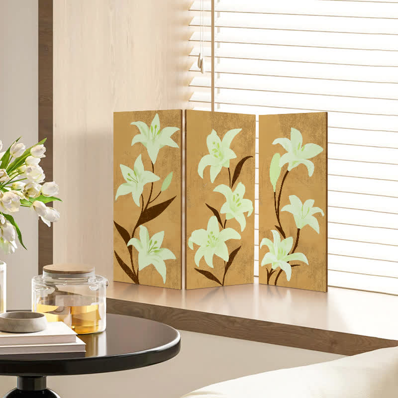 Faltbares Desktop-Ornament aus floralem Acryl
