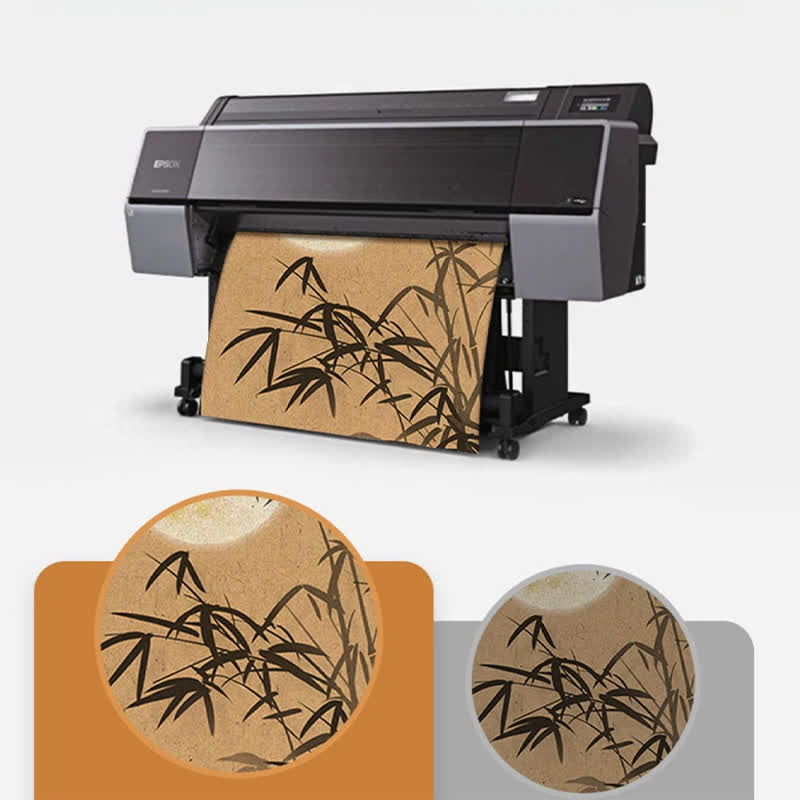 Faltbarer Bildschirm aus Bambus im Vintage-Stil, Desktop-Ornament