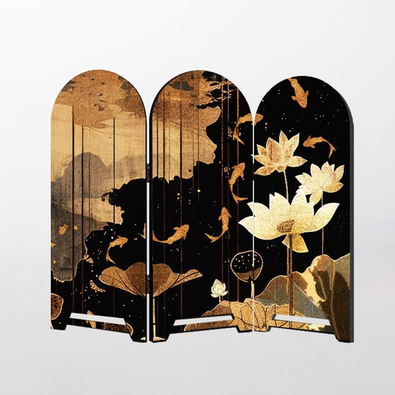 Faltbares Schreibtischornament aus Holz im Vintage-Stil