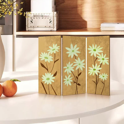 Faltbares Desktop-Ornament aus floralem Acryl