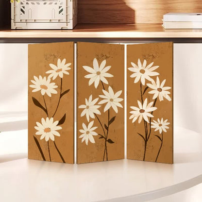 Faltbares Desktop-Ornament aus floralem Acryl