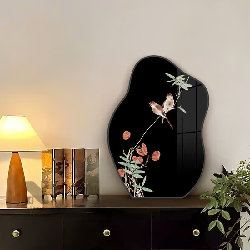 Ländliche Elster Desktop Malerei Ornament