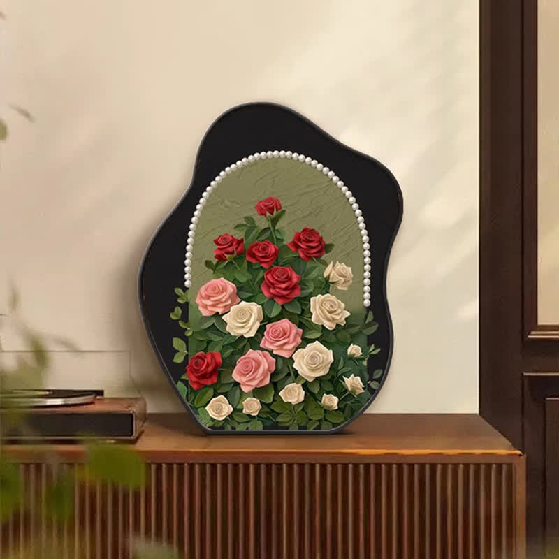 Ländliche Rose Desktop Malerei Ornament