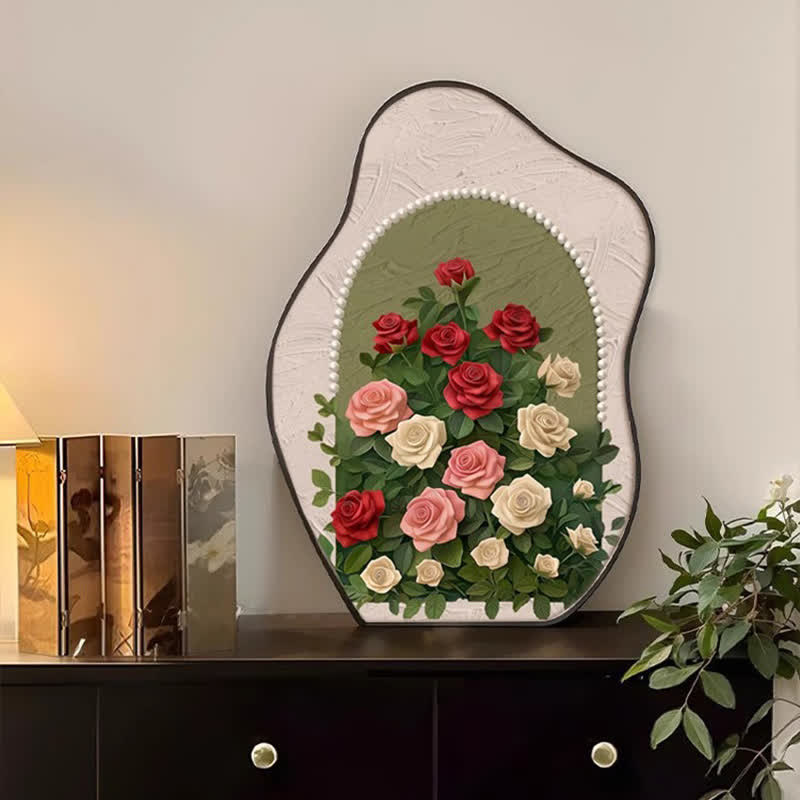 Ländliche Rose Desktop Malerei Ornament