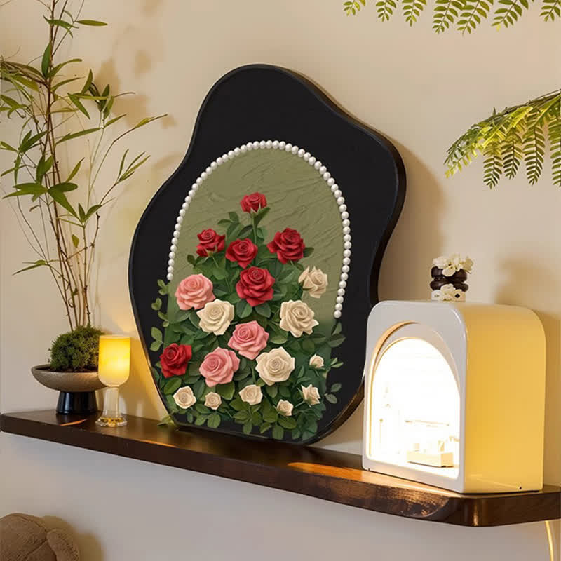 Ländliche Rose Desktop Malerei Ornament