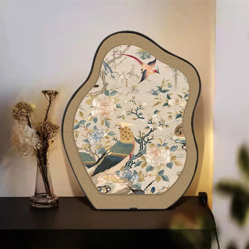 Florale Elster-Dekoration für Zuhause