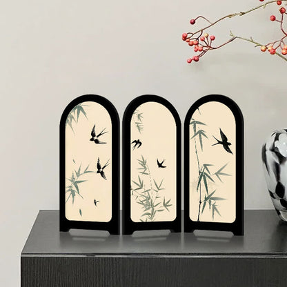 Faltbares Blumenvogel-Ornament für die Heimdekoration
