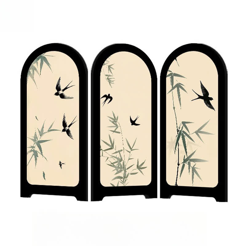 Faltbares Blumenvogel-Ornament für die Heimdekoration