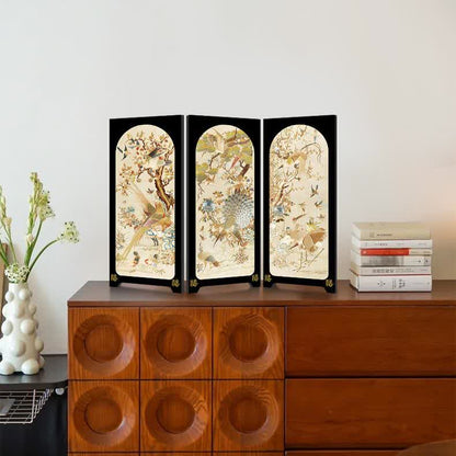 Faltbares Deko-Ornament im Vintage-Stil mit Blumenmuster