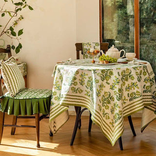 Wasserdichte, erfrischende, weiche Tischdecke mit Blumenmuster