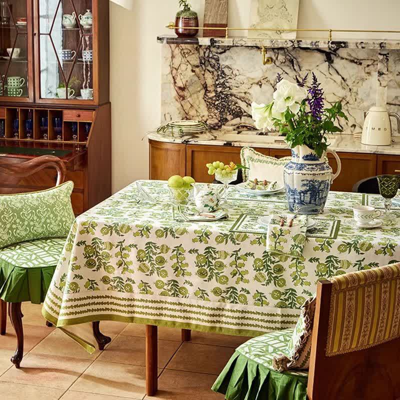 Wasserdichte, erfrischende, weiche Tischdecke mit Blumenmuster