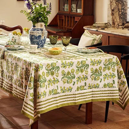 Wasserdichte, erfrischende, weiche Tischdecke mit Blumenmuster