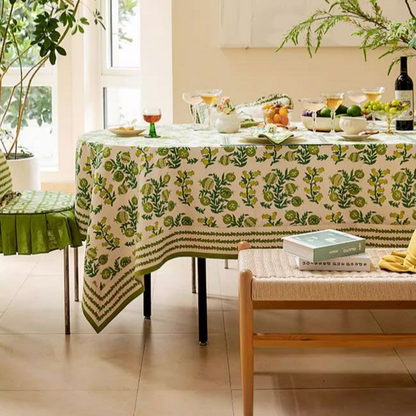 Wasserdichte, erfrischende, weiche Tischdecke mit Blumenmuster