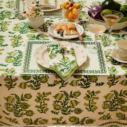 Wasserdichte, erfrischende, weiche Tischdecke mit Blumenmuster