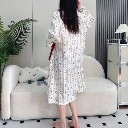 Weiches Kimono-Nachthemd in Übergröße