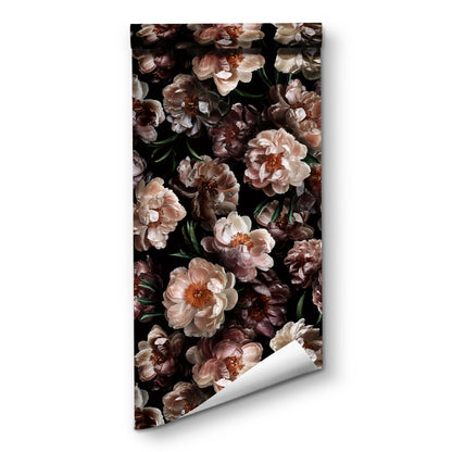 Abnehmbare DIY-Dekortapete mit blühenden Blumen