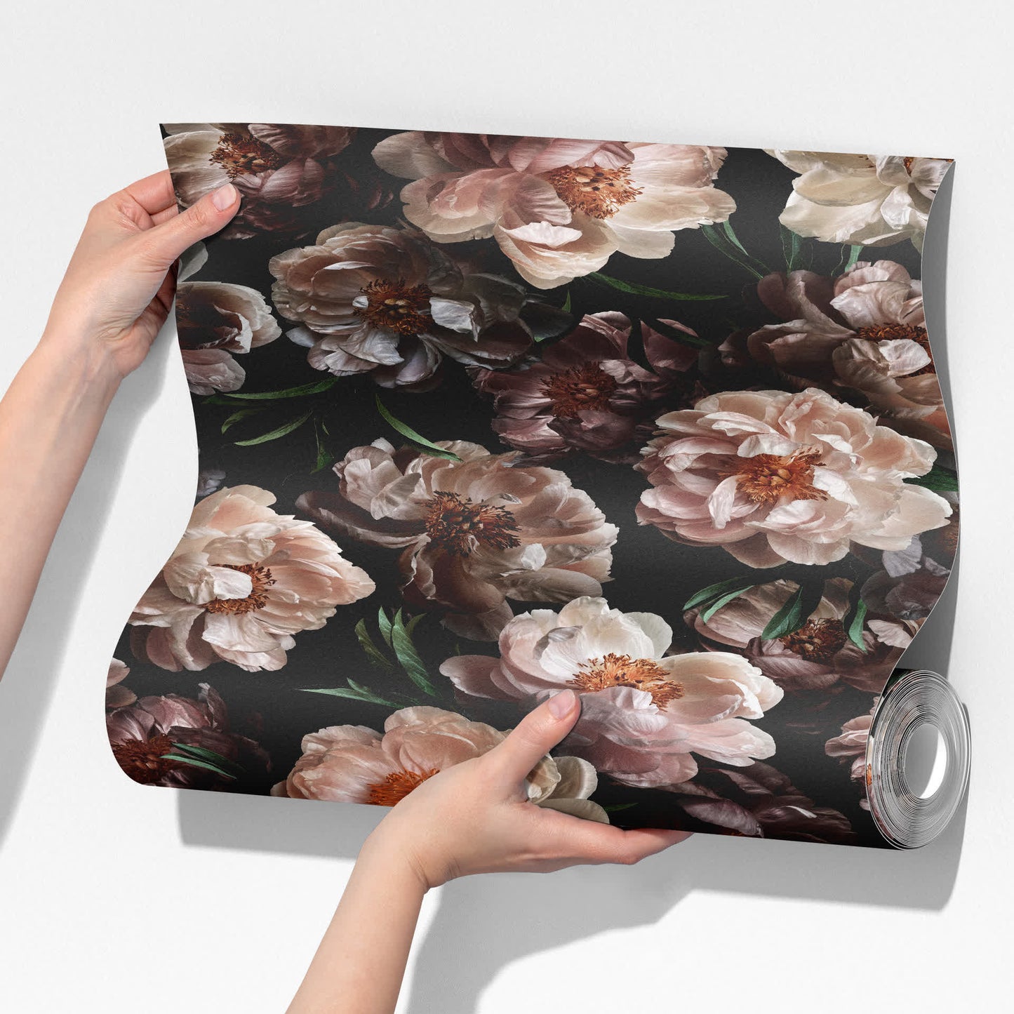 Abnehmbare DIY-Dekortapete mit blühenden Blumen