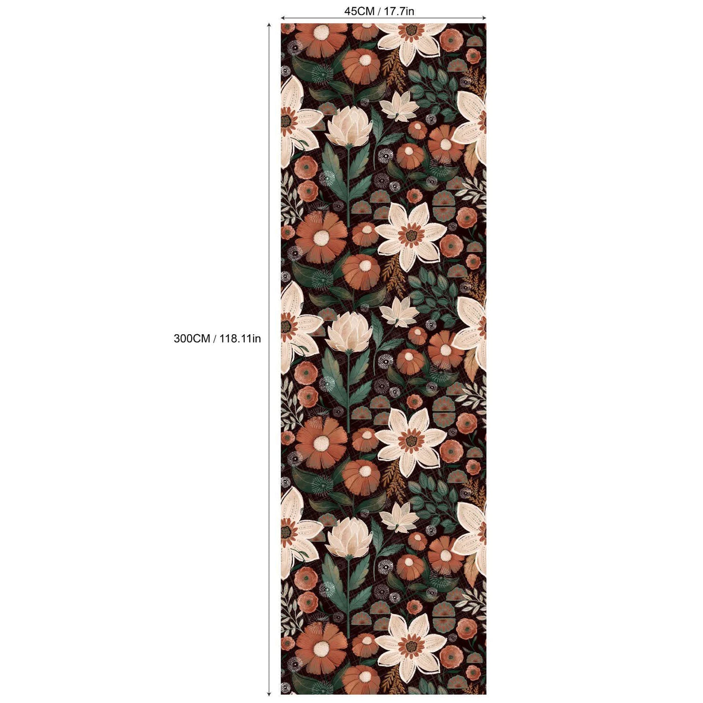 Abnehmbare DIY Boho Blumendekortapete
